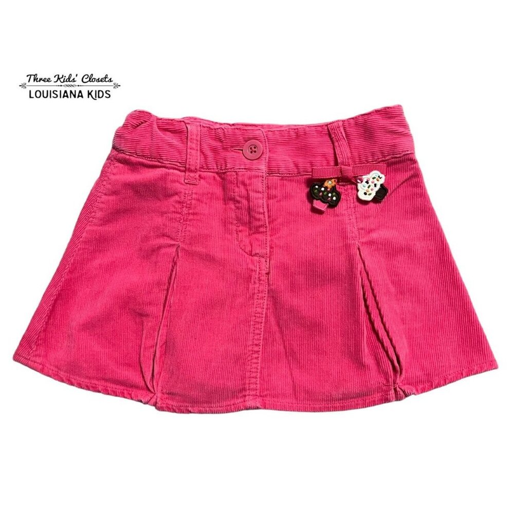 NEW Gymboree 3Y Pink Corduroy Cupcake Skirt
